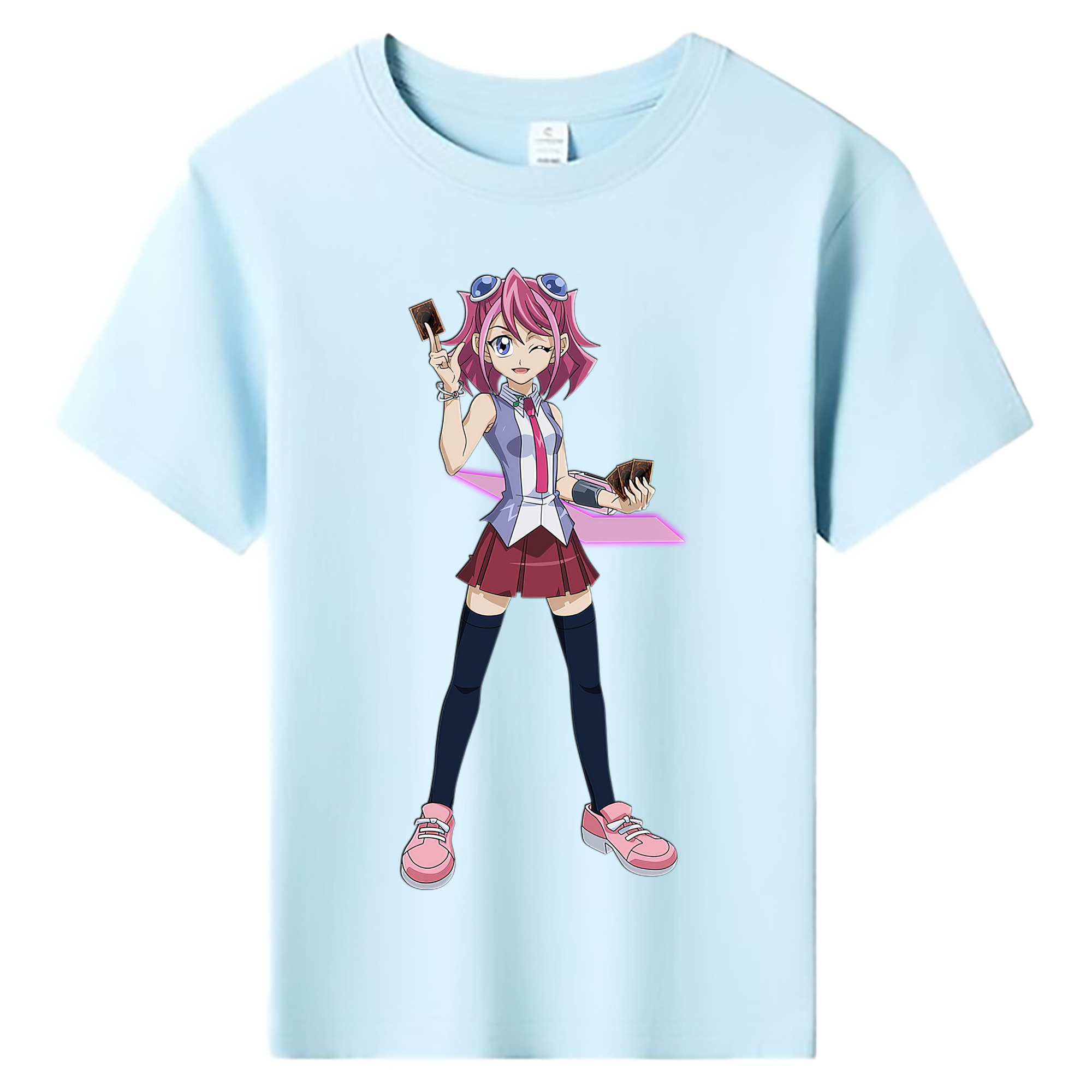 （画像用） 遊☆戯☆王 Yu-Gi-Oh! 綿100％キッズTシャツ（フロントプリント）